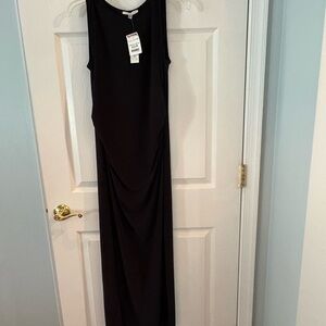 Elegant Black Sleeveless Maxi Dress